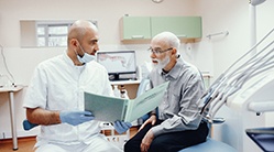 patient asking about alternative tooth replacement options 